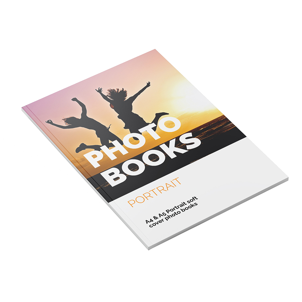 A4 and A5 Portrait softcover Book Printing
