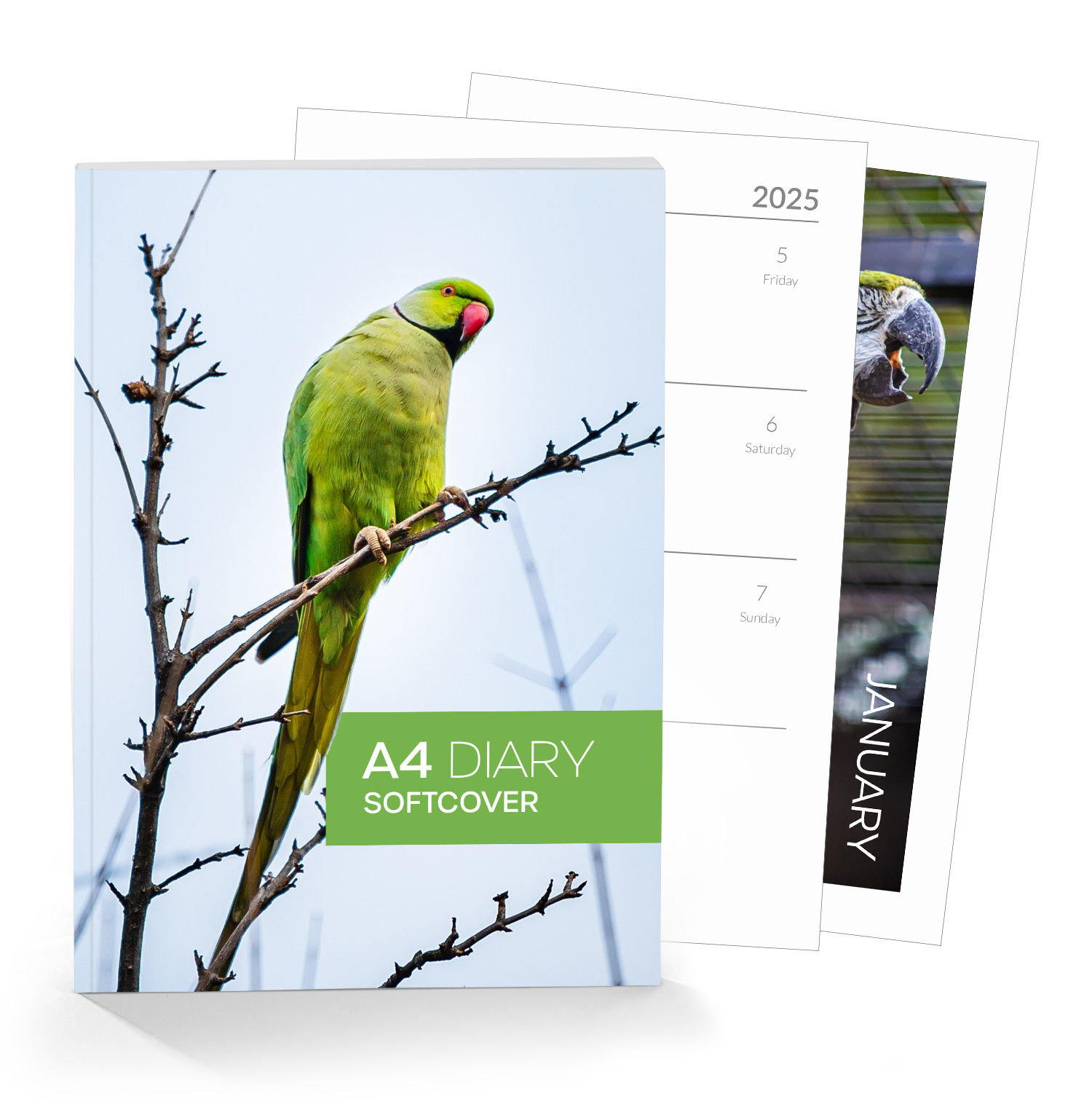 A4 Portrait Softcover Photo Diary Printing