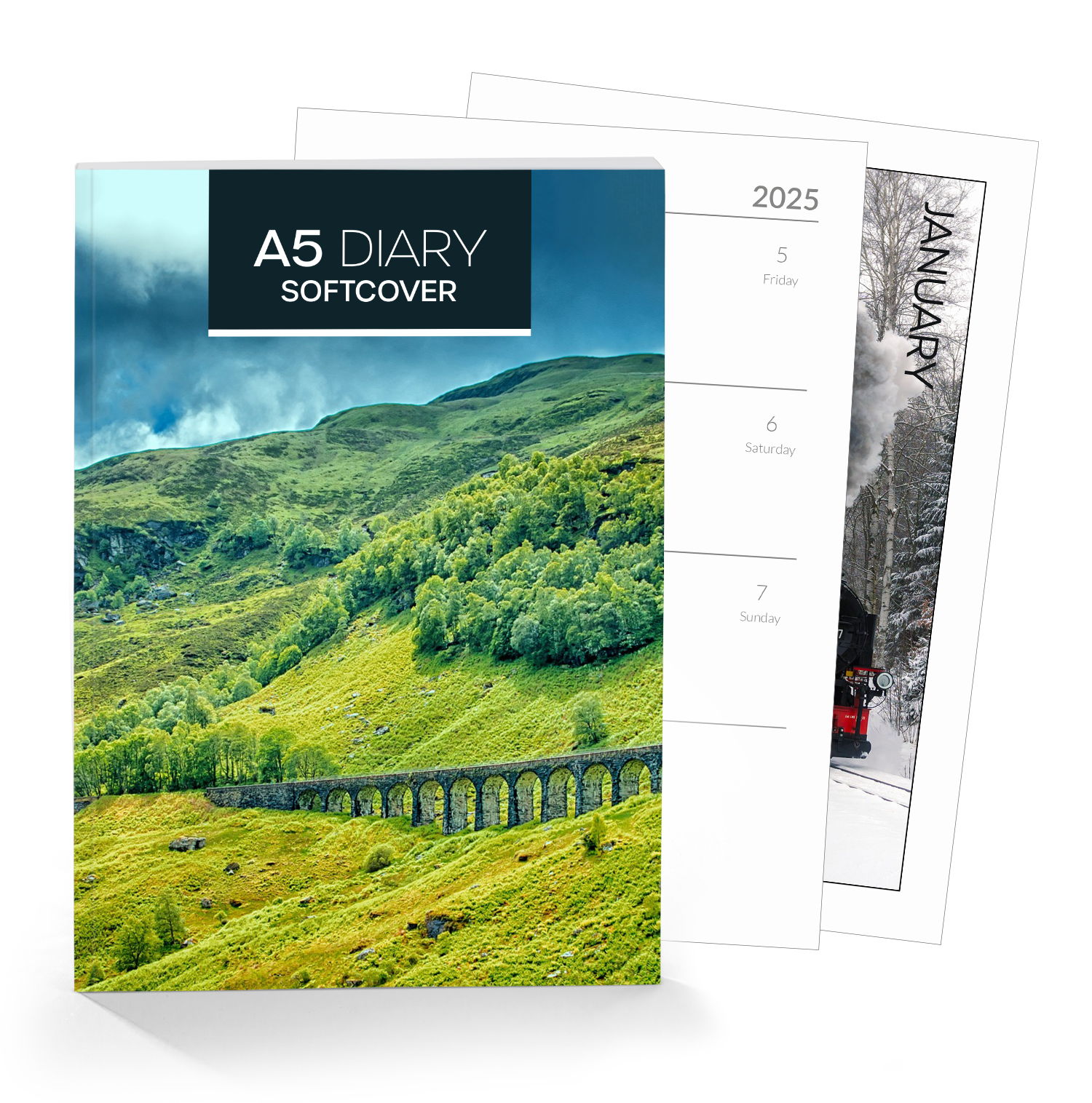 A5 Portrait Softcover Photo Diary Printing