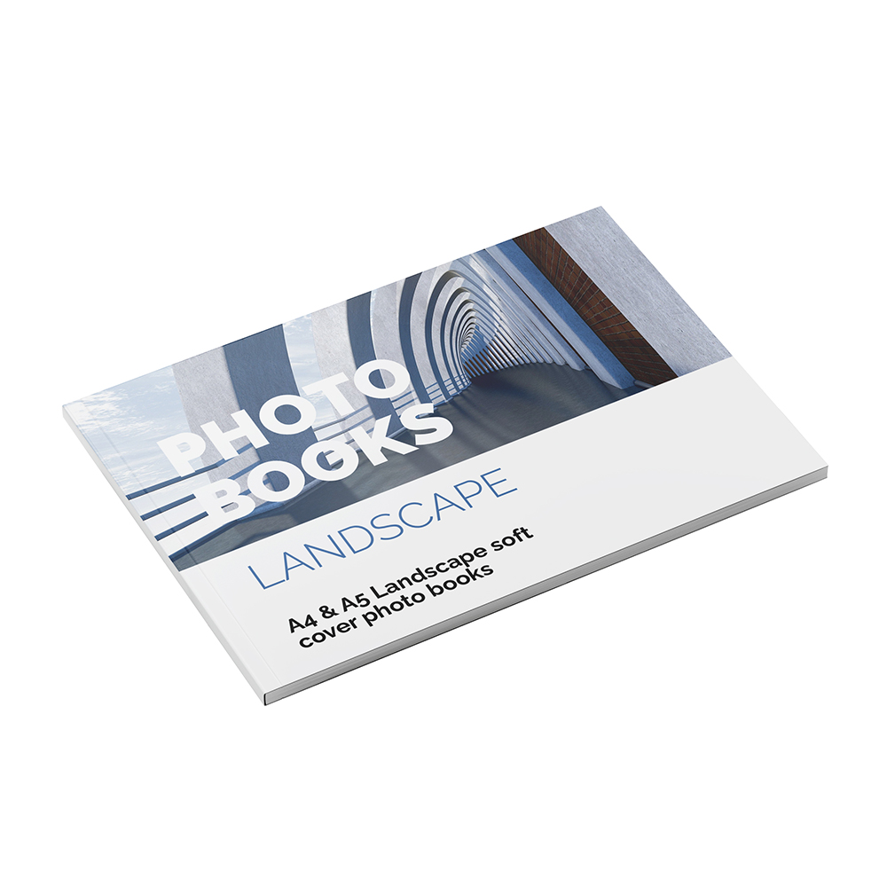 A4 and A5 Landscape softcover Book Printing